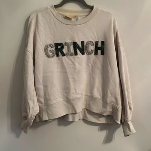 GRINCH Rhinestone Christmas Holiday Sweater